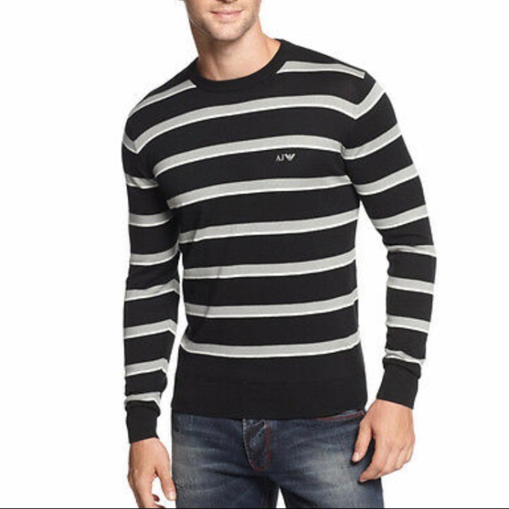 NEW Armani Mens Crewneck Pullover